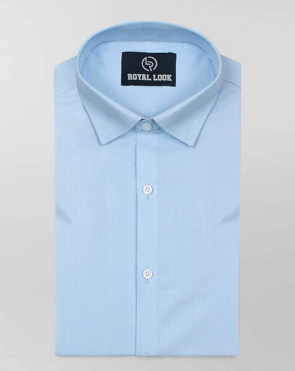 Light Blue Plain Shirt