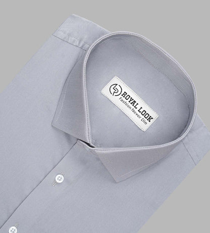 Plain Gray Formal Shirt