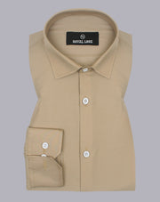 Light Cammel Plain Shirt