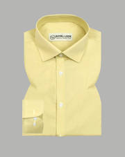 Yellow Plain Dress Shirt