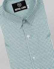 Green Boxes Check Shirt