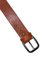 dark brown Leather belt
