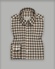 Brown check Shirt