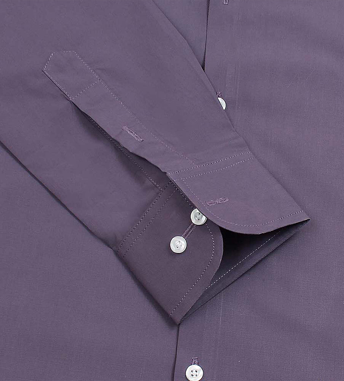 Dark Purple Plain Formal Shirt