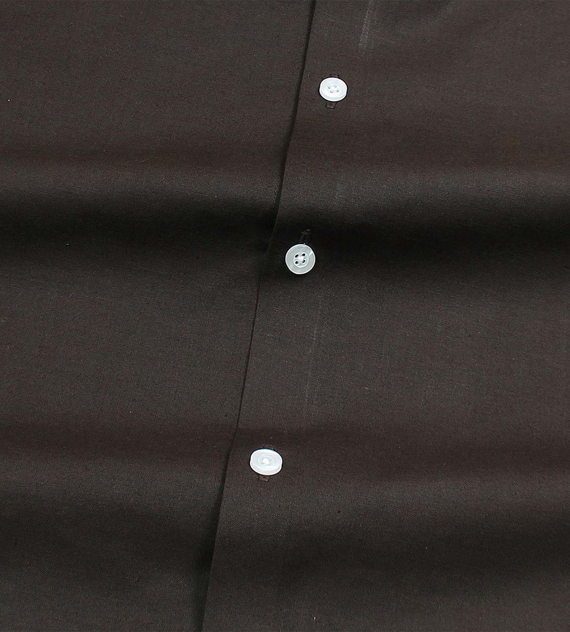 Dark Brown Plain Formal shirt