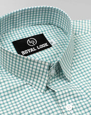 Green Boxes Check Shirt