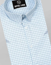 Blue Boxes Check Shirt