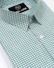 Green Boxes Check Shirt