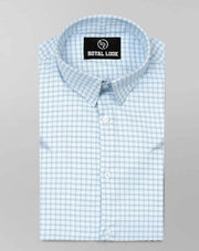 Blue Boxes Check Shirt