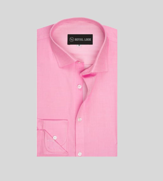 Dark Pink Office Shirt for Men RL-327