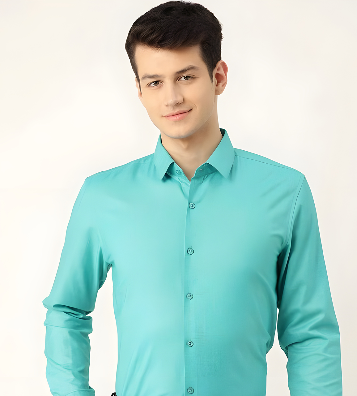 Light Zinc Blue Plain Formal Shirt