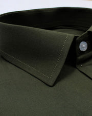 Dark Green Plain Shirt
