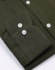 Dark Green Plain Shirt