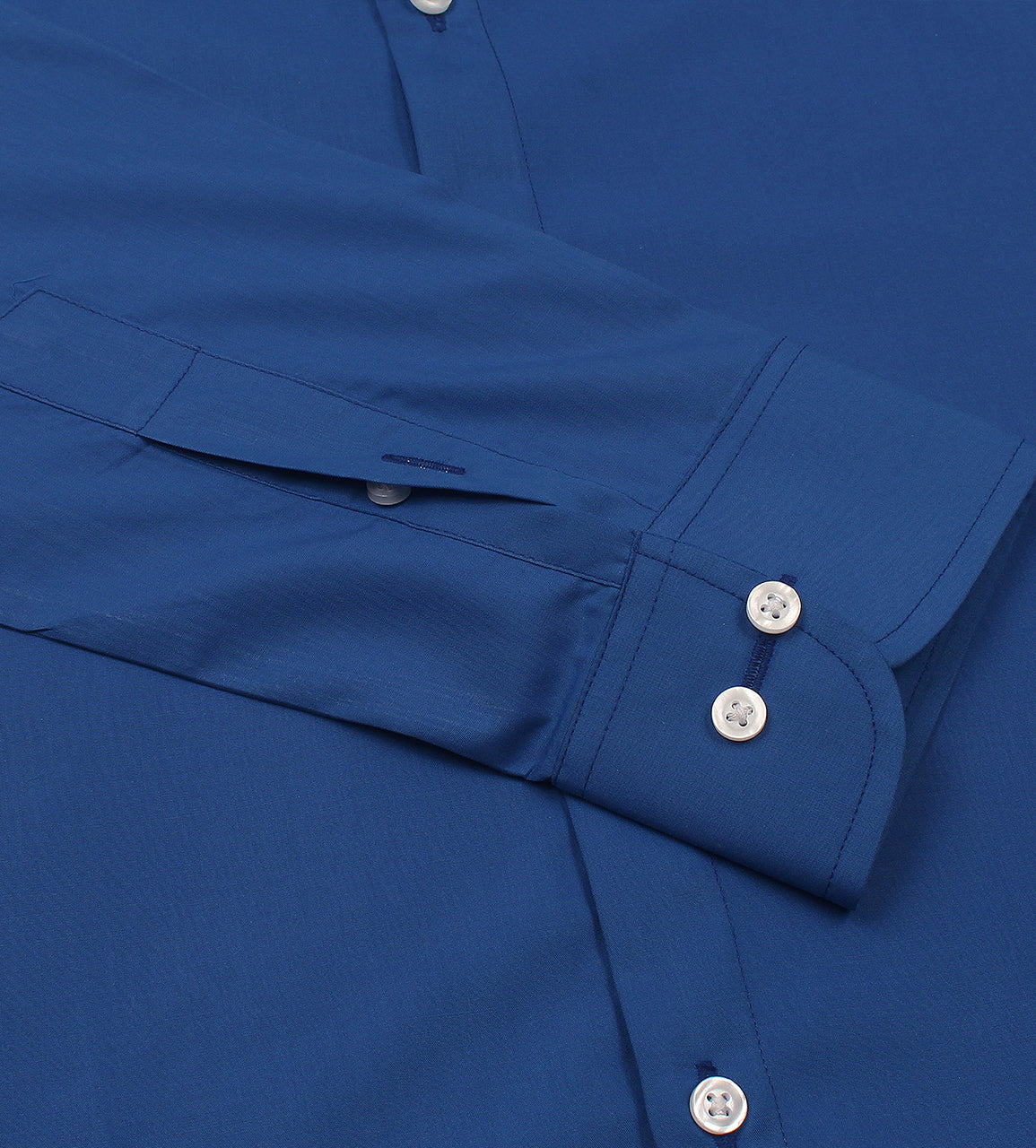 Blue Mens Plain Shirt