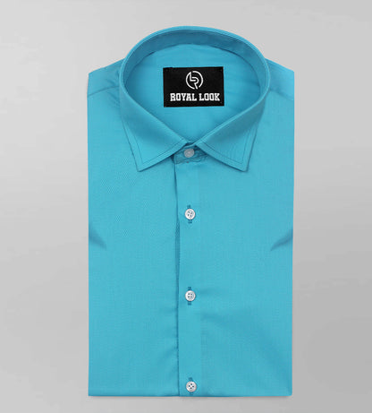 Blue Mens Formal Shirt