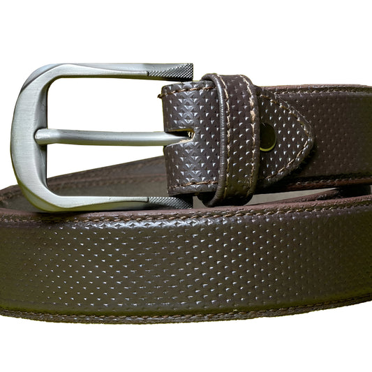 BROWN DOTTED BELT